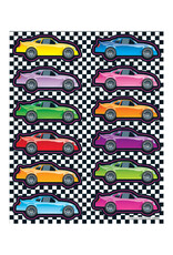 STICKERS: RACE CARS - 72 STICKERS