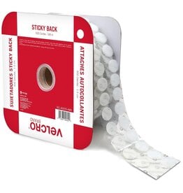 VELCRO VELCRO BRAND COINS HOOK & LOOP  5/8" 500 SETS