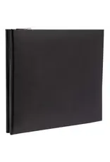 SCRAPBOOK  BLACK 6"X6"