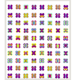 STICKERS: BUTTERFLY - 25 SHEETS