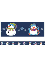 Carson-Dellosa STRAIGHT BORDERS - WINTER FUN - 3"X36'