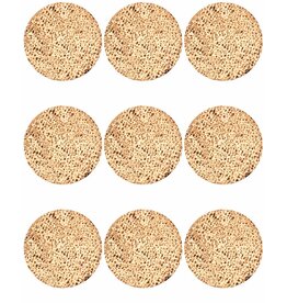 MATZAH STICKER 1 3/8"  9 PER SHEET - 6 SHEETS