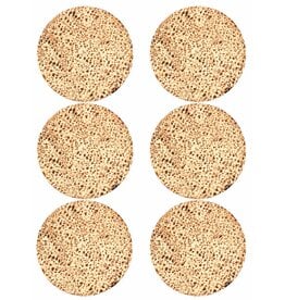 MATZAH STICKER 2" 6 PER SHEET- 6 SHEETS