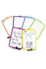 DOUBLE SIDED  DRY ERASE BOARD WITH MARKER 7.4"X10.3"