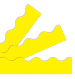 Trend Enterprises SCALLOPED BORDERS 2¼"X39',  YELLOW