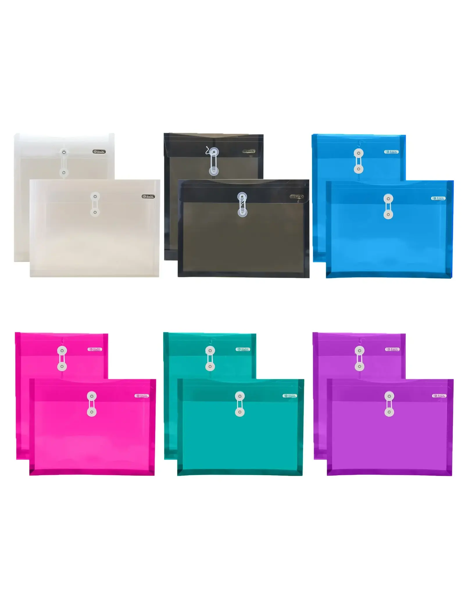 Top / Side Loading Letter Size String Envelope - 2 Pack