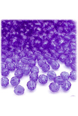 FACETED BEADS: 8MM PURPLE 900 PACK