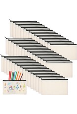 CANVAS PENCIL CASES - 10 PACK