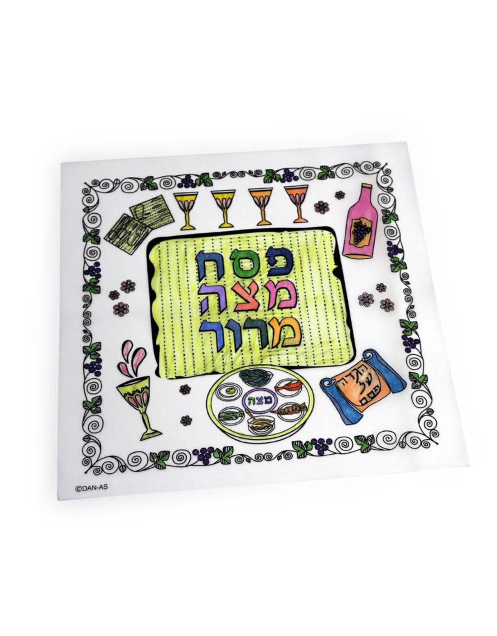 MATZAH COVER 16"X16"