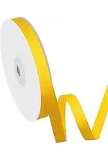 SATIN RIBBON: YELLOW 3/8"x 25 yrd