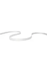 SATIN RIBBON   3/8"X 10 YARDS - WHITE