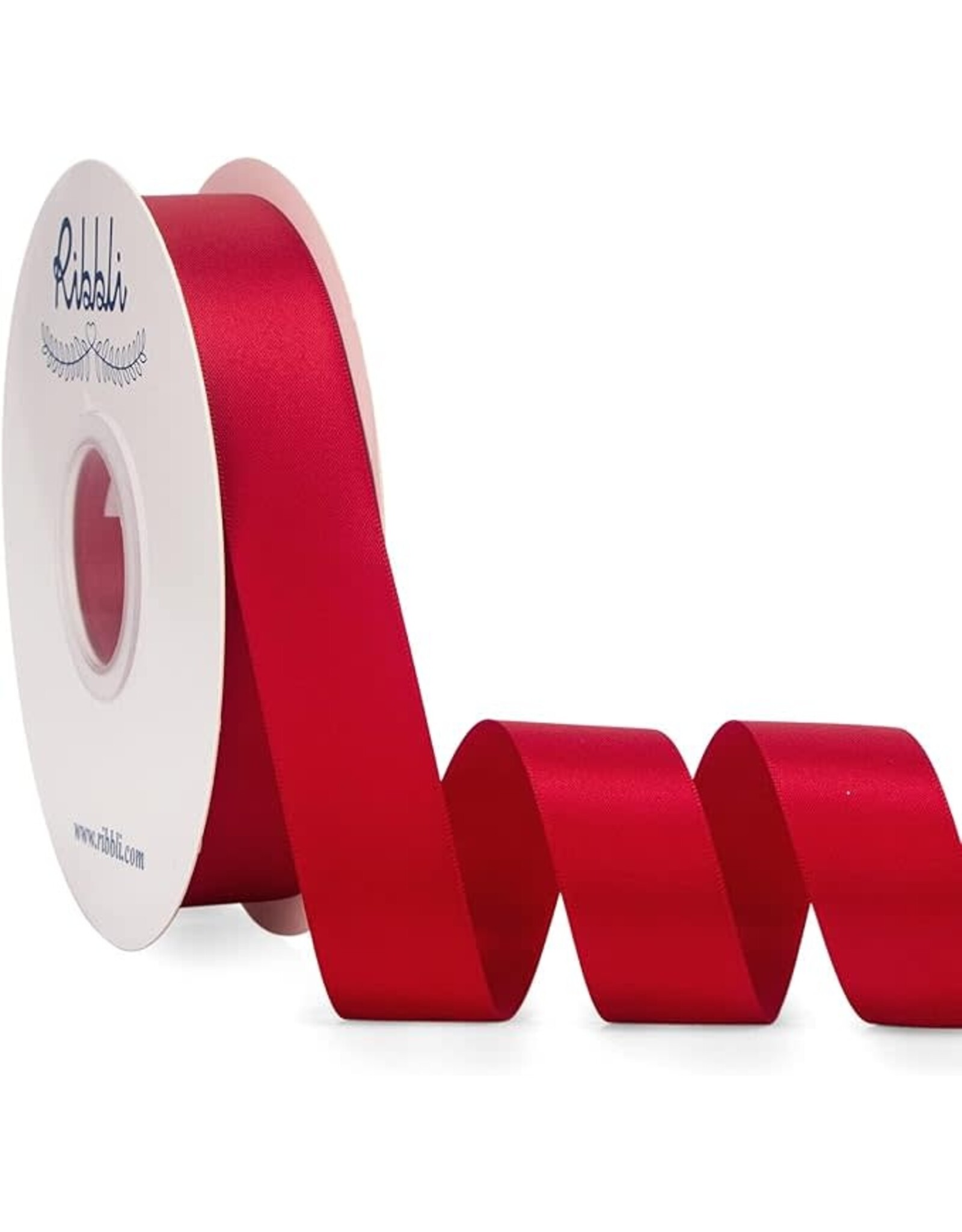 SATIN RIBBON RED  1"X 10 YARDS