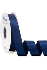SATIN RIBBON NAVY BLUE  1"X 10 YARDS