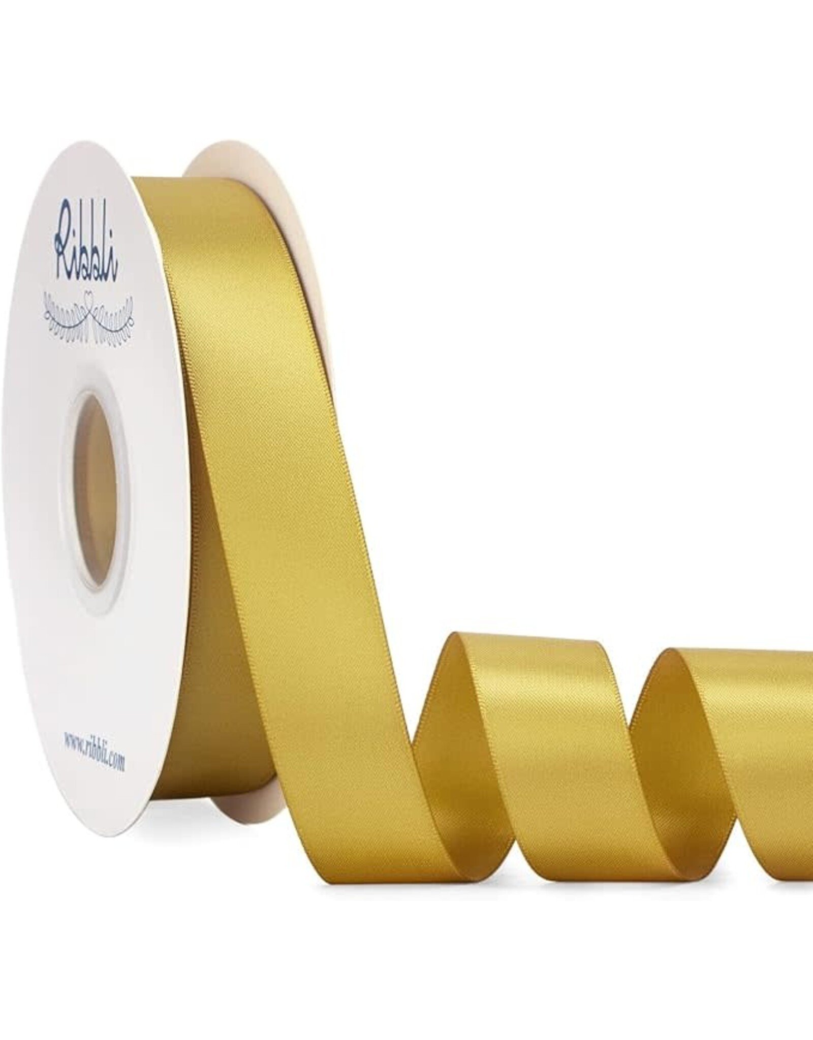 SATIN RIBBON GOLD  1"X 10 YARDS