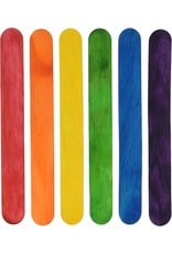 CRAFT STICKS: EXTRA  JUMBO ASSORTED COLOR  7.9"X1" 25 PACK