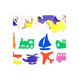 FOAM STICKER - VEHICLES - 36 PACK