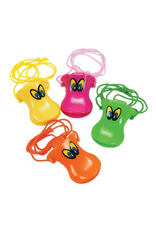 NECKLACE DUCK BEAK WHISTLE - 12 PACK