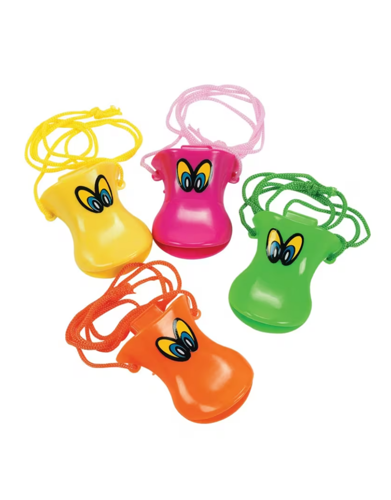 NECKLACE DUCK BEAK WHISTLE - 12 PACK
