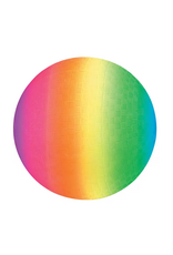 BRIGHT RAINBOW PLAYGROUND RUBBER BALL 6.5"