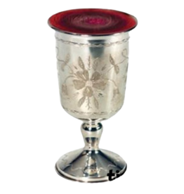 CUT-OUTS: 1 LARGE CUP, FLOWER  4.5" x 2.5" - 20 PACK