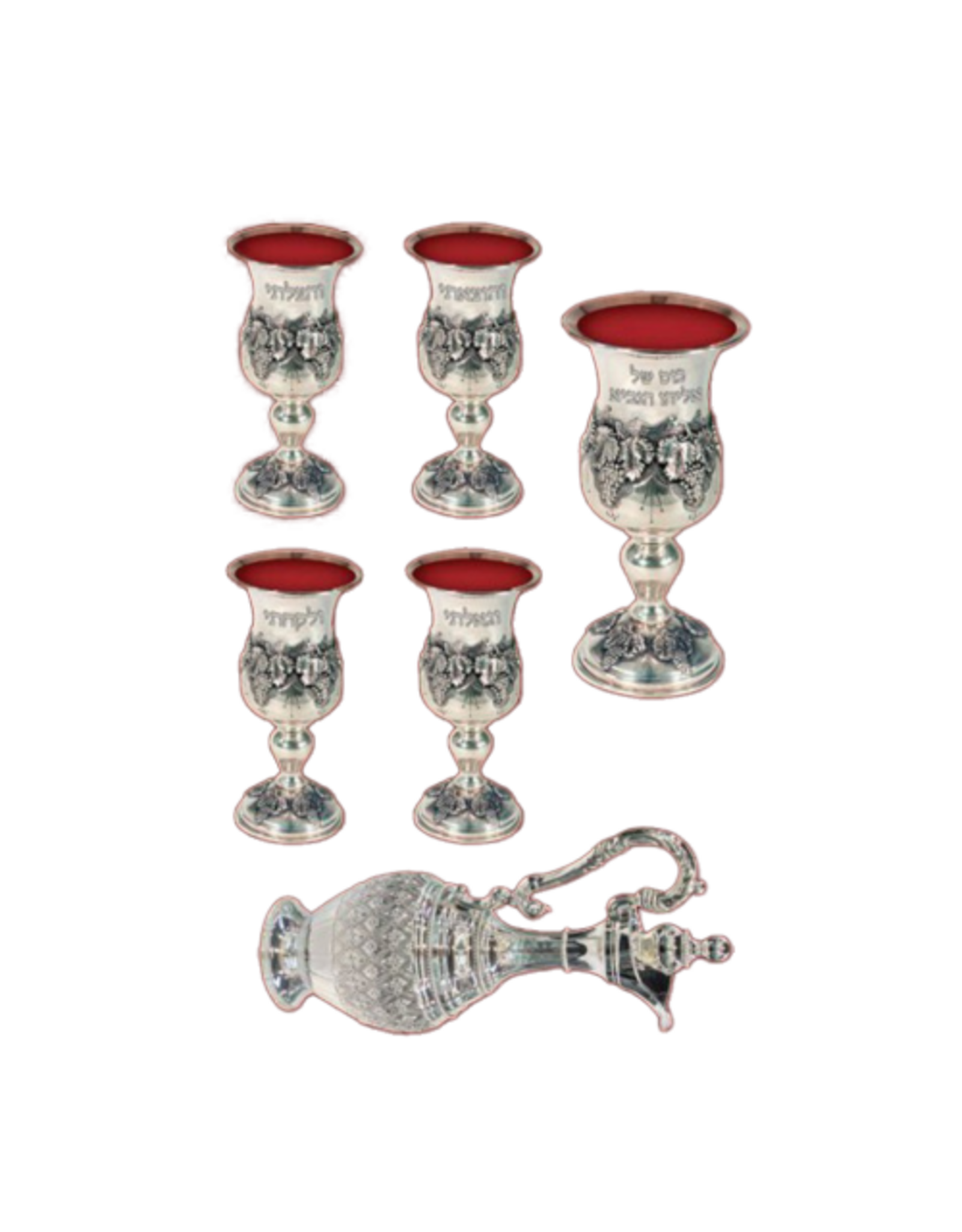 BECHER & DECANTER CUT OUTS WITH GOLD WORDS  20 SETS