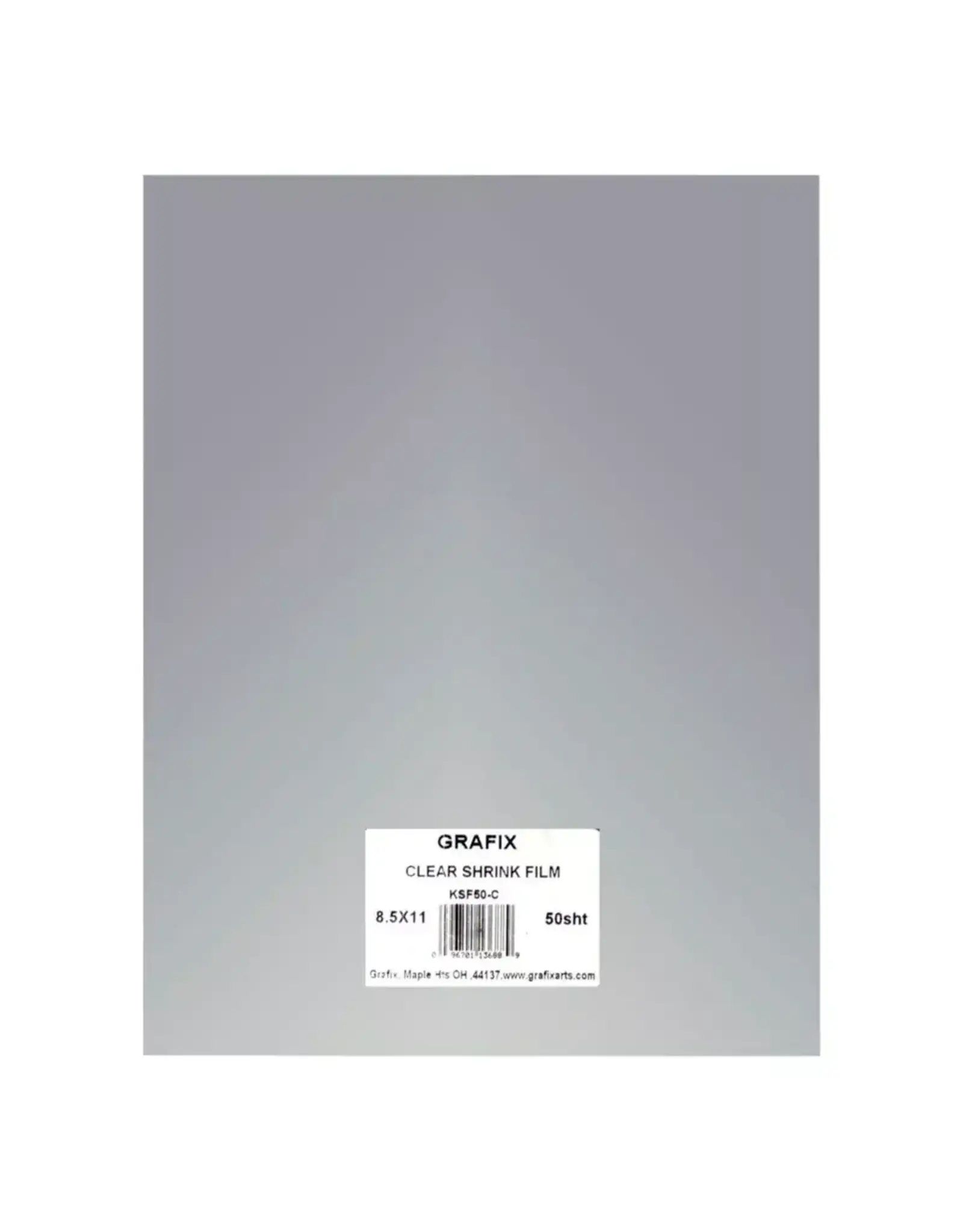 Grafix Shrink Film 8.5"x11"