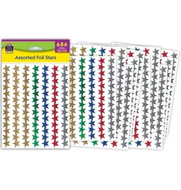STICKERS: FOIL STARS 686 STICKERS