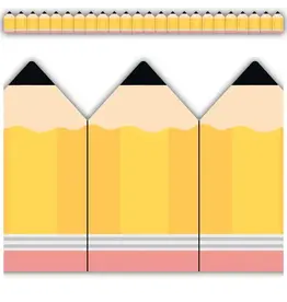 DIE CUT BORDER PENCILS - 2 3/4"X35'