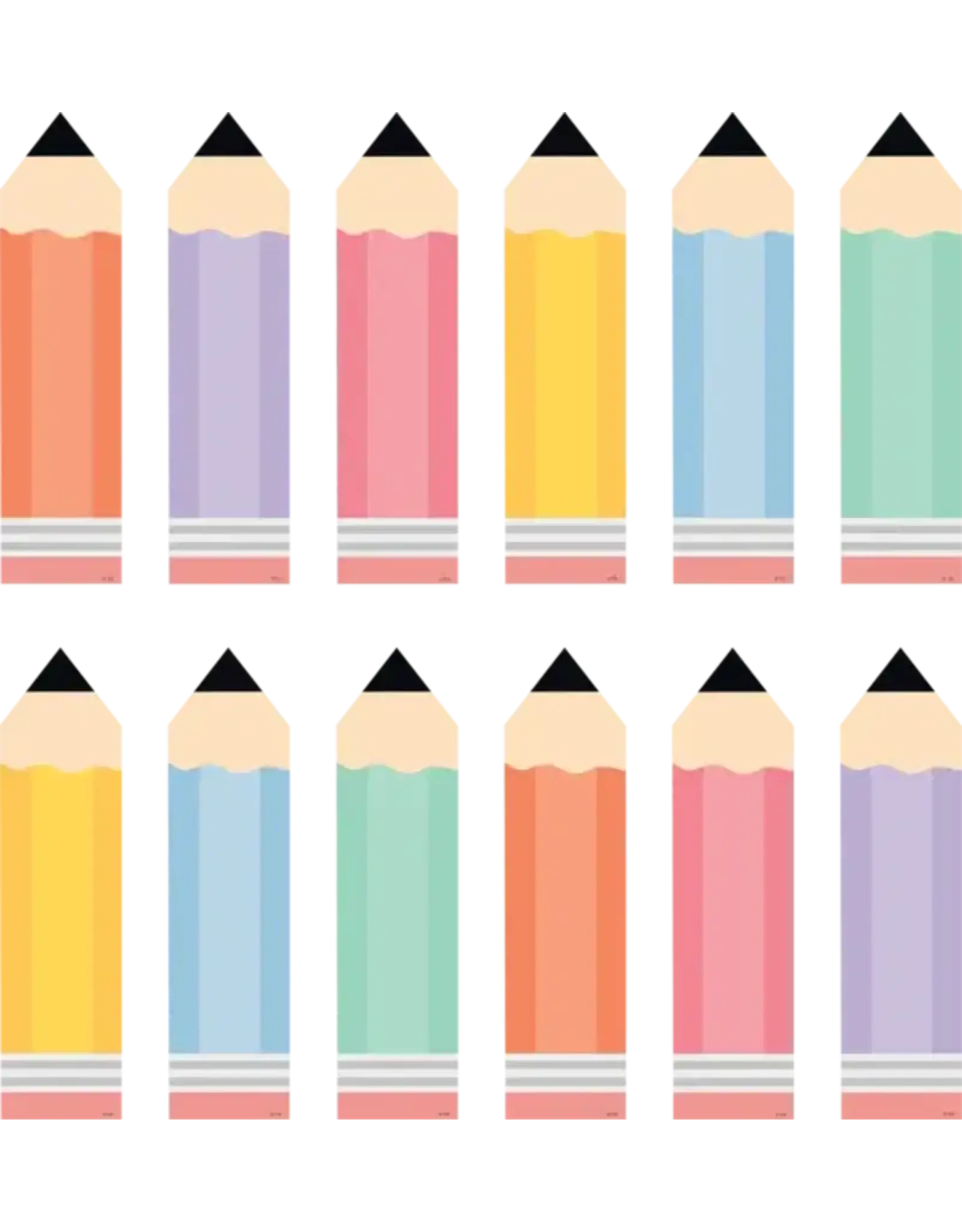 CUT-OUTS: COOL FOR SCHOOL PENCILS 6" 36 PACK