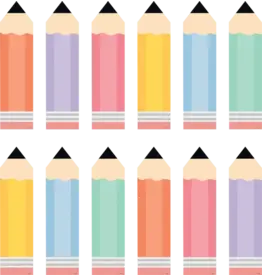 CUT-OUTS: COOL FOR SCHOOL PENCILS 6" 36 PACK