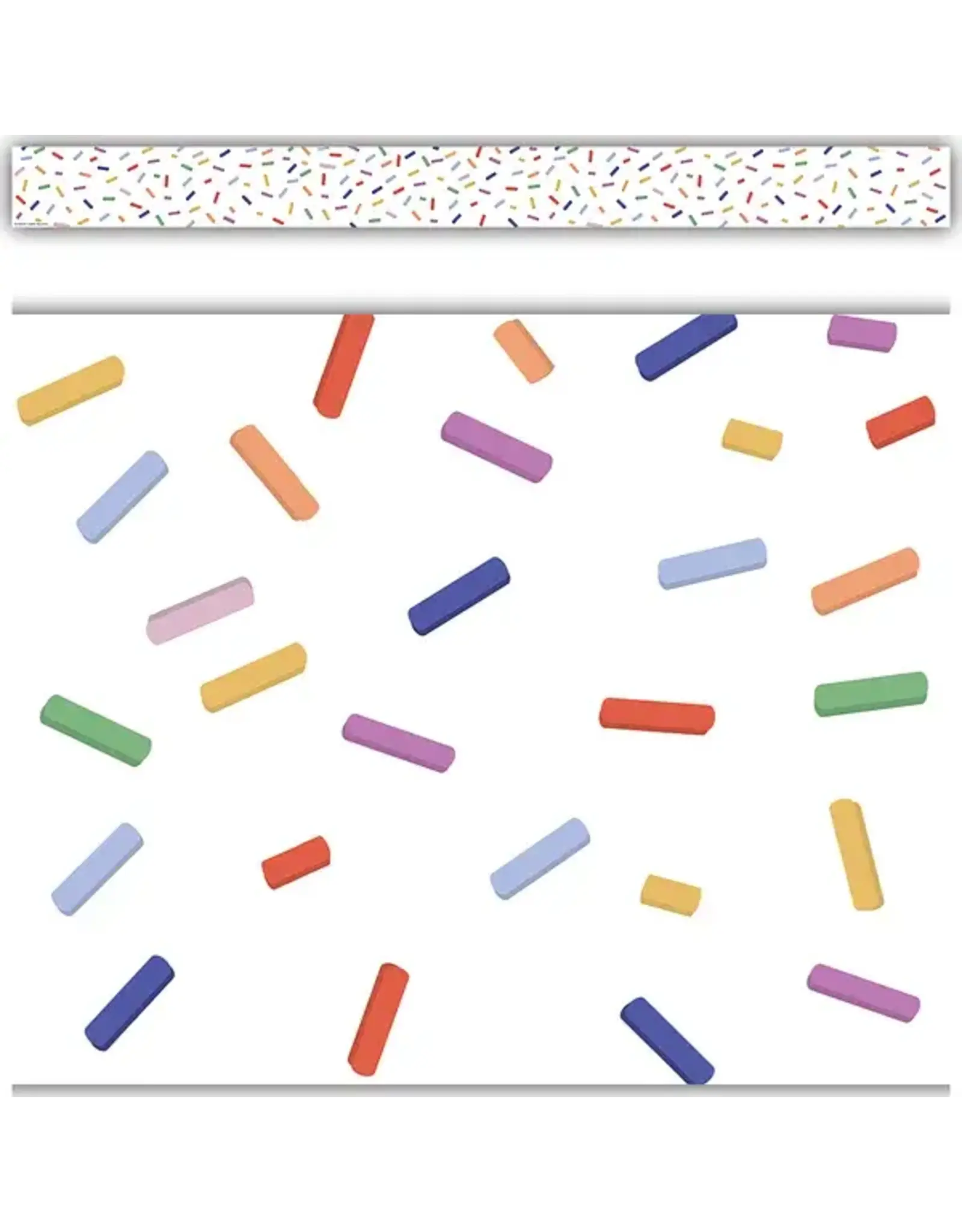 STRAIGHT BORDER COLOR CRUSH SPRINKLES - 3"X35'