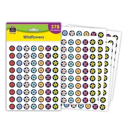 Teacher Created Resources STICKER: MINI WILD FLOWERS 378PC