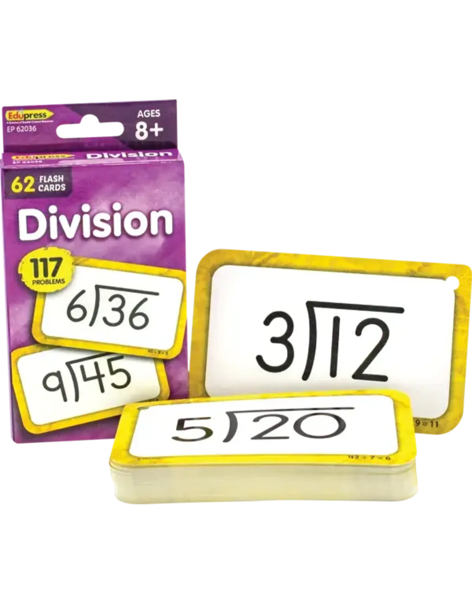 FLASH CARDS: DIVISION 0-12 - 62 CARDS