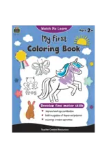 WATCH ME LEARN MY FIRST COLORING BOOK AGE 2+