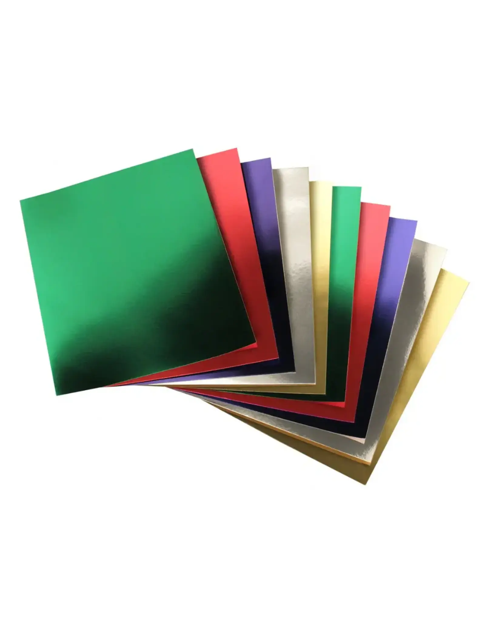 HYGLOSS Metallic Foil Board Assorted Colors 10 Pack