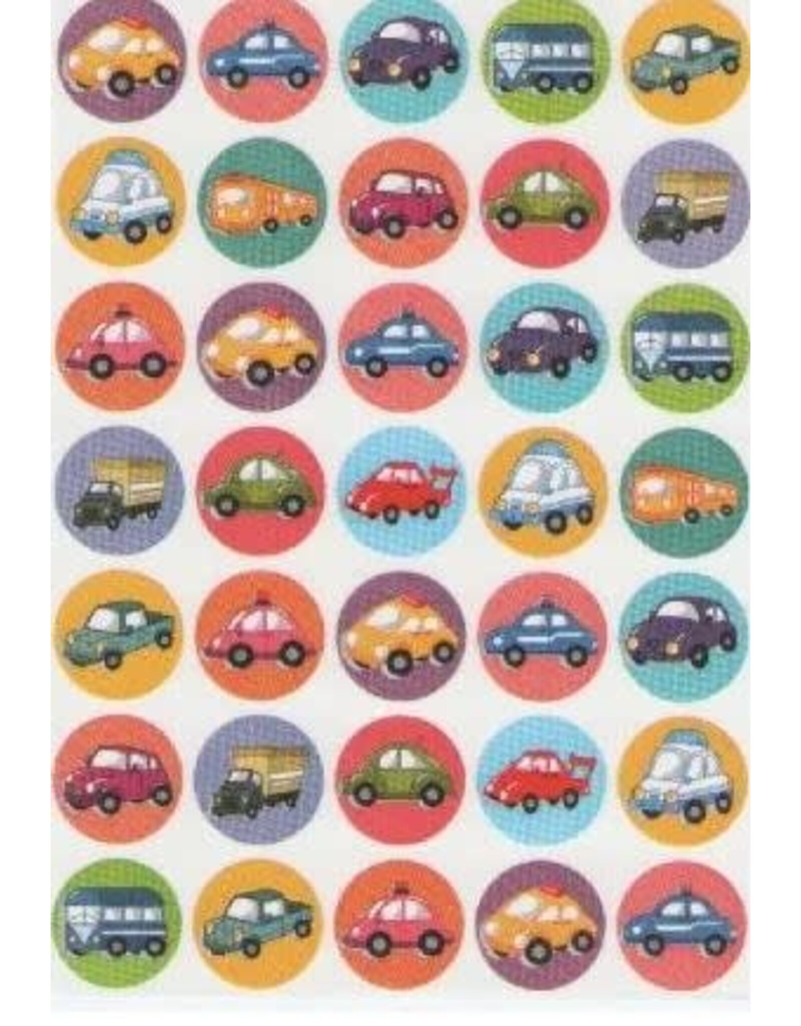 STICKERS: CARS/TRANSPORTATION 10 SHEETS