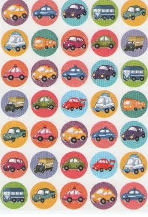 STICKERS: CARS/TRANSPORTATION 10 SHEETS - Creative Kids