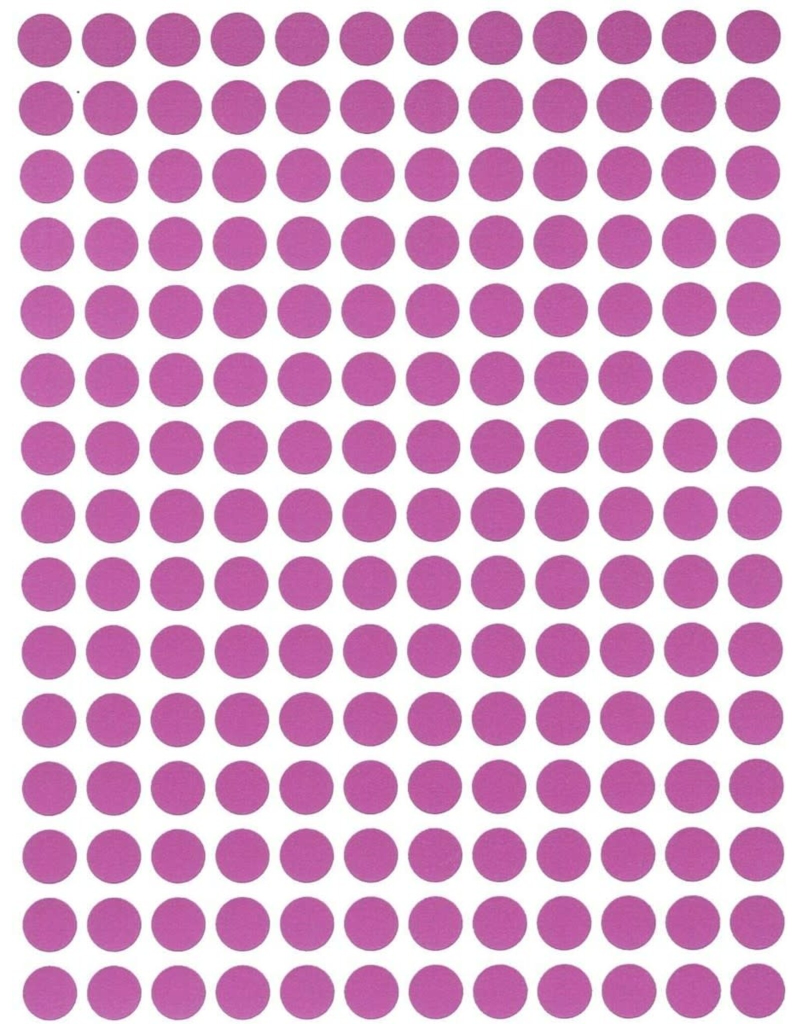 COLOR CODING STICKER: 1/4", ROUND  LIGHT PURPLE 32 SHEETS