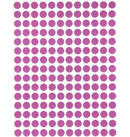 COLOR CODING STICKER: 1/4", ROUND  LIGHT PURPLE 32 SHEETS