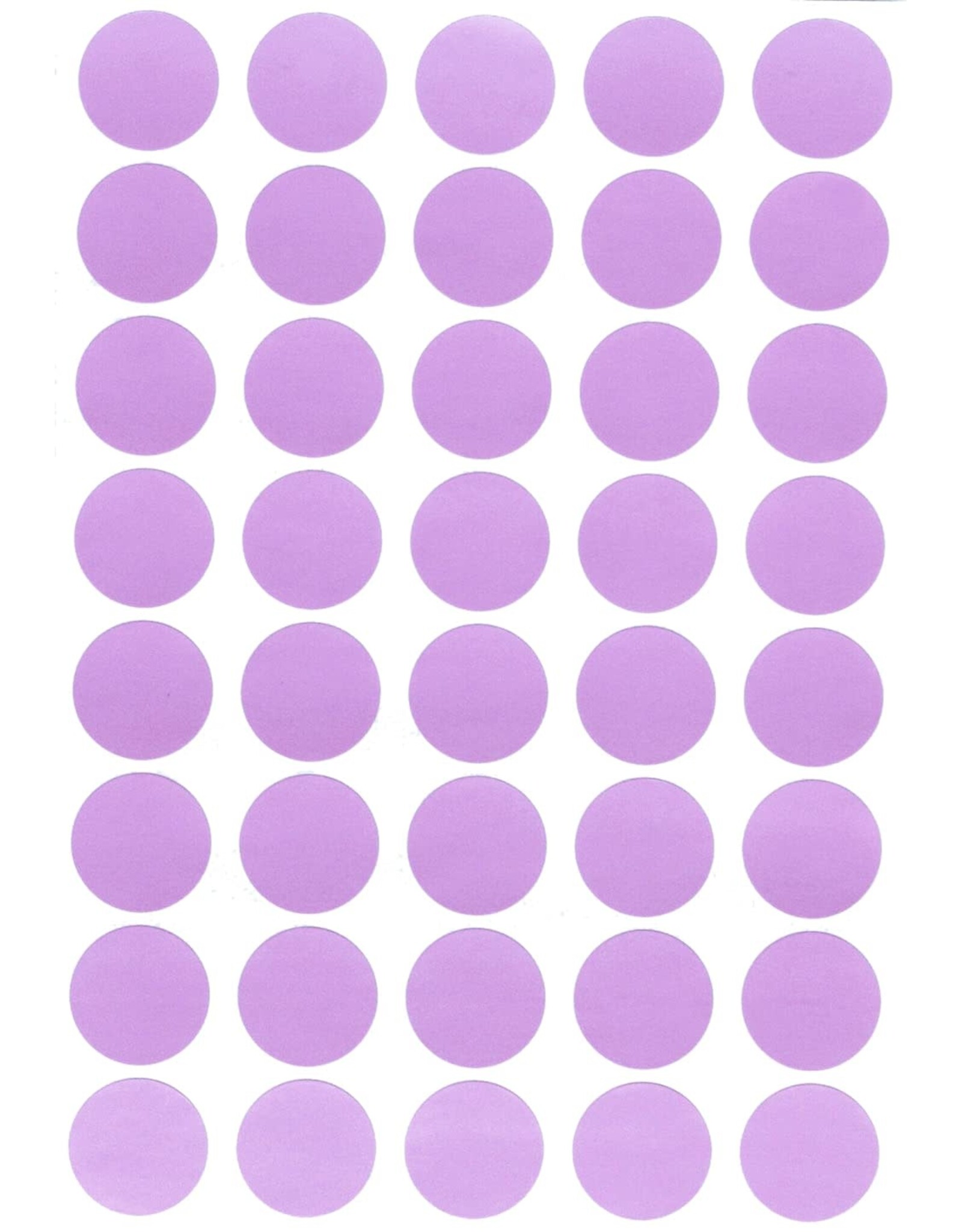 COLOR CODING DOT STICKER: LIGHT PURPLE  3/4" 32 SHEETS