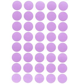 COLOR CODING DOT STICKER: LIGHT PURPLE  3/4" 32 SHEETS