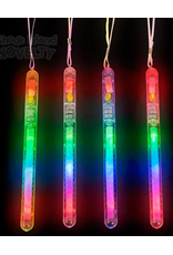 8" Pattern Blink Police Wand 12 Pack