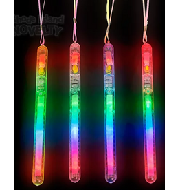 8" Pattern Blink Police Wand 12 Pack