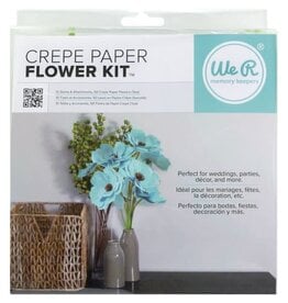 TISSUE FLOWER KIT MAKES 10 FLOWERS - TEAL BLUE