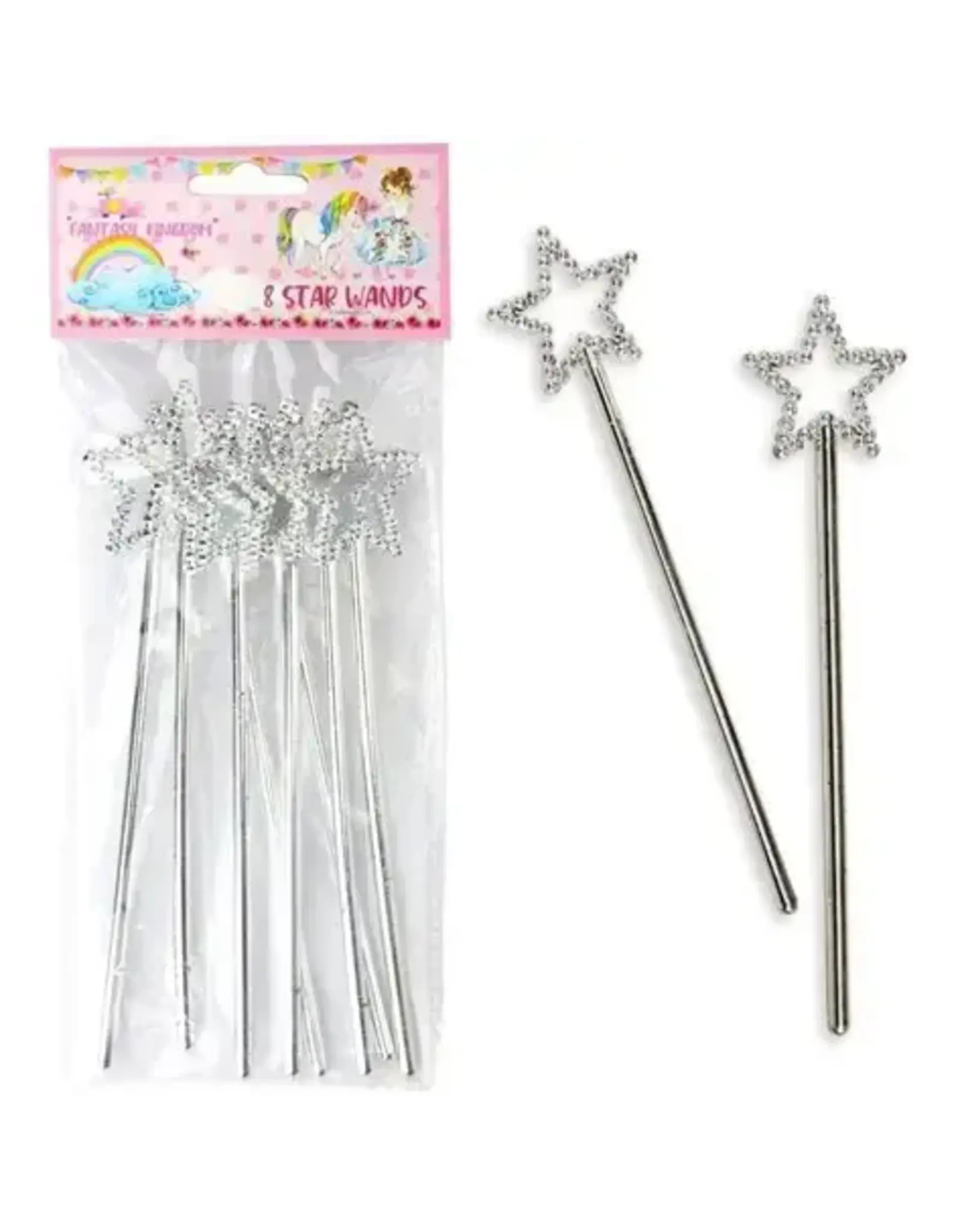 STAR WAND 8" 12 PIECES