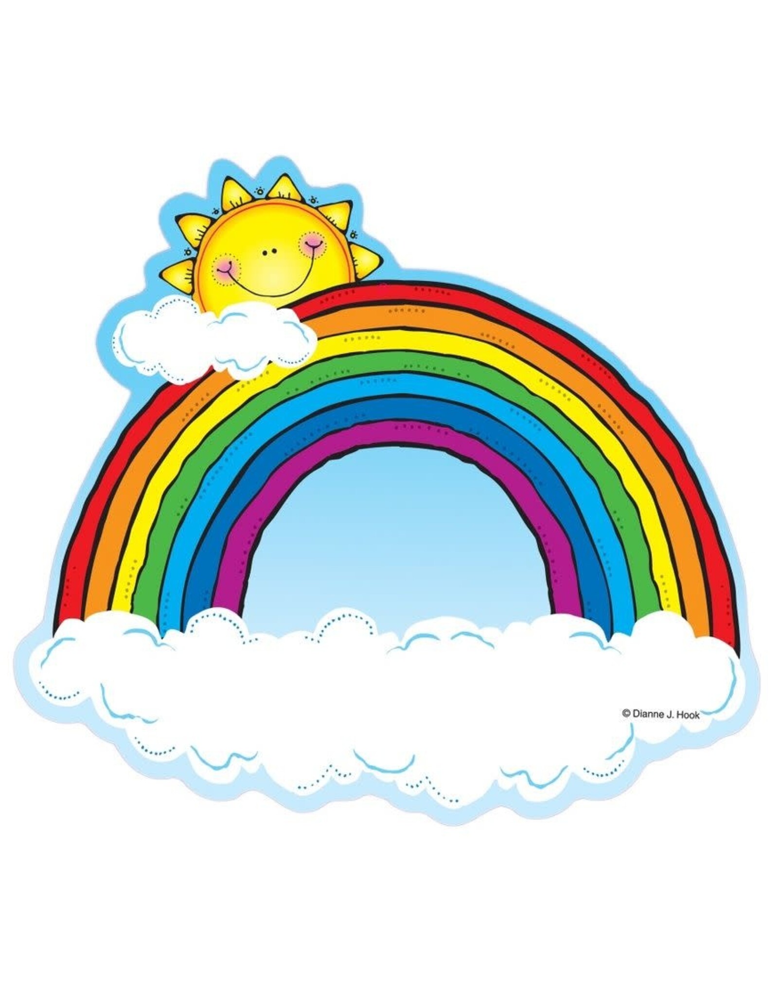 Carson-Dellosa CUT OUT  RAINBOW 36 PIECES
