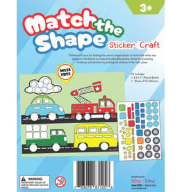 MATCH THE SHAPE STICKER CRAFT