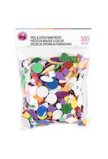 SELF ADHESIVE FOAM SHAPES 500 PIECES
