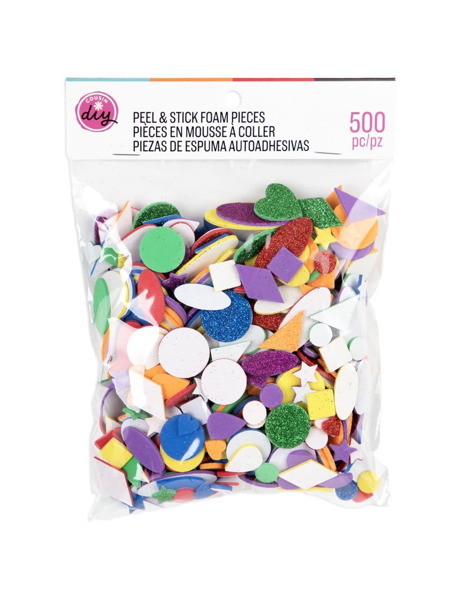 SELF ADHESIVE FOAM SHAPES 500 PIECES