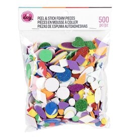 SELF ADHESIVE FOAM SHAPES 500 PIECES